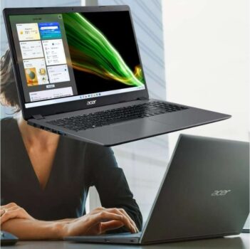 Notebook Acer Intel Core i3-1005G1 8GB 1TB W11 15.6 Cinza A315-56-36DB