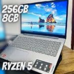 Notebook Lenovo Ultrafino Ideapad 3 Amd Ryzen 5 8gb 256gb Ssd W11 15.6" Cinza