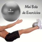 Overball - Mini Bola de Exercícios 25 cm Cinza Vollo Sports