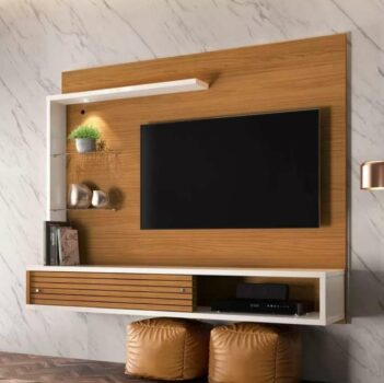 Painel para TV até 50” 3 Prateleiras Madetec - Frizz Select