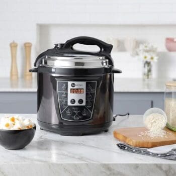 Panela de Pressão Elétrica Preta 4L Fun Kitchen