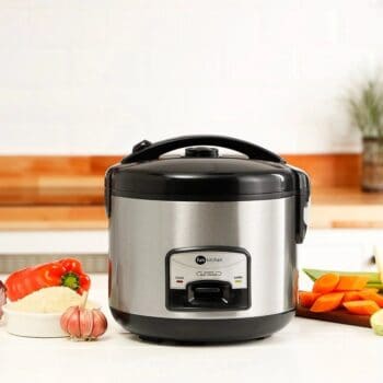 Panela Elétrica de Arroz Fun Kitchen 6 Xícaras Inox - 220V