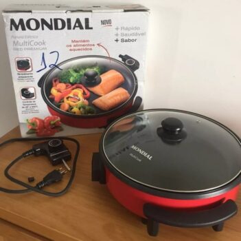 Panela Elétrica Mondial PE-28 1200W 3L - Controle de Temperatura