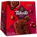 Panettone recheio cremoso chocolate talento avelã nestlé caixa 450G