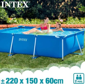 Piscina De Armação Retangular 1.662 L Intex
