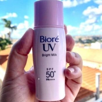 Protetor Solar Facial Bioré UV Perfect Bright Face Milk FPS 50