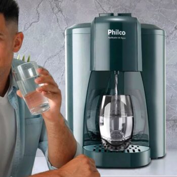 Purificador de Água Eletrônico Philco PBE05CF Preto Bivolt