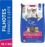 Ração Cat Chow Gatinhos Frango e Leite - 10,1kg Purina para Todas Todos os tamanhos de raça Todas as fases - Sabor Frango