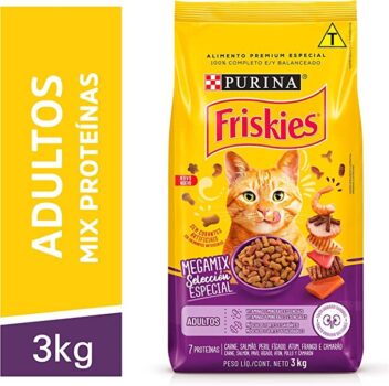 Ração Gatos Adultos Friskies Megamix 3kg