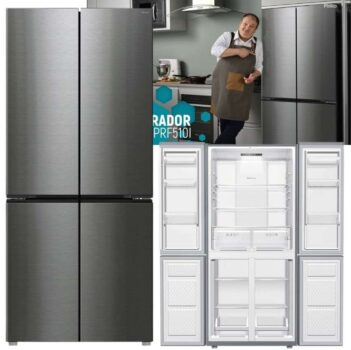Refrigerador Philco Side By Side Inverse PRF510L Frost Free 498L - 220v