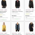 Seleção cardigan de tricô Facinelli com 70% de CASHBACK