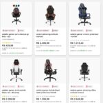 Seleção de Cadeira Gamer com 40% de CASHBACK