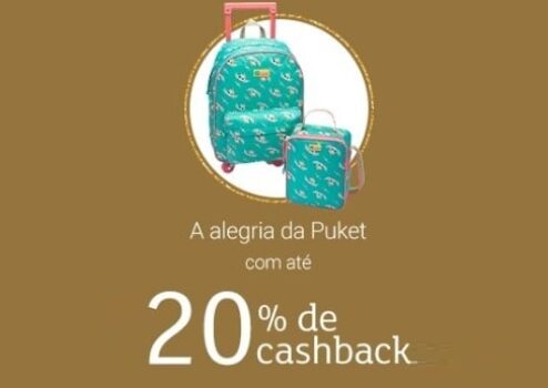 Seleção de mochilas, lancheiras, estojos, pijamas Puket com até 20% de CASHBACK