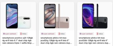 Seleção de Smartphones Positivo e Philco com 40% de CASHBACK