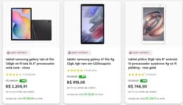 Seleção de Tablets com 30% de CASHBACK