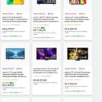 Seleção de TVs com 20% de CASHBACK