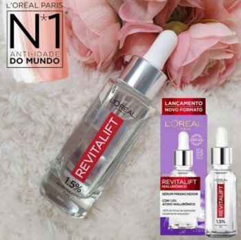 Sérum Preenchedor Facial Anti-idade L'Oréal Paris Revitalift Hialurônico, 15ml, , Cor: Incolor