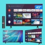 Smart TV 43'' TCL LED Full HD 43S615 Android HDR Wi-Fi e Bluetooth Integrados Google Assistant