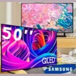 Smart TV 50" Samsung Q60B Qled 4K 3 HDMI 2 USB Wi-Fi - 2022
