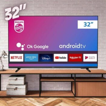 Smart TV Philips 32" LED HD Android TV 32PHG6917/78 Dolby Atmos Dolby Digital
