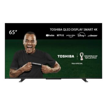 Smart TV QLED 65'' 4K Toshiba 65M550LS VIDAA 3 HDMI 2 USB Wi-Fi - TB015M