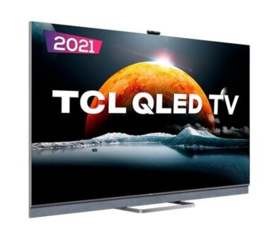Smart TV TCL 55" QLED 4K 55C825 UHD - Google TV, Dolby Vision, Soundbar Onkyo Integrado Atmos