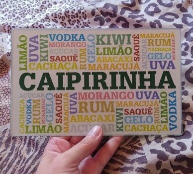 Tábua de Vidro 22 cm para Caipirinha Sabores, TBC0373, Euro Home