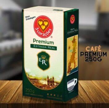 3 Corações Café Torrado E Moído Estrada Real Premium À Vácuo 250G