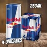 Bebida Energética Red Bull Energy Drink 250ml - 4 Unidades