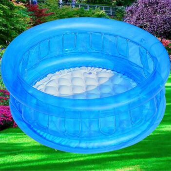 Bel Fix 108100 - Piscina Inflável Kiddie com Gomos 26 L, 64 X 25 cm