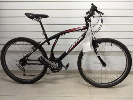 Bicicleta Aro 26 Houston Atlantis Mad 21 Marchas e Freio V-Brake - Vermelha