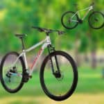 Bicicleta Aro 29 Houston Mercury HT 21 Marchas, Quadro Alumínio, Freio à Disco e Suspensão Dianteira - Prata