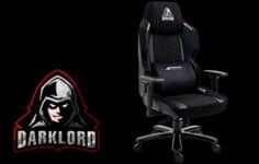 Cadeira Gamer SuperFrame Darklord Pro Edition, Reclinável, 4D, Preto e Branco
