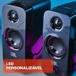 Caixa de Som JBL Gamer Quantum Duo 20W Preta - ‎JBLQUANTUMDUOBLKBR