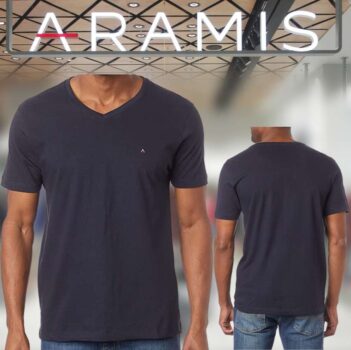 Camiseta Manga Curta, Aramis, Masculino