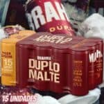 Cerveja Brahma Duplo Malte Lager 15 Unidades - Lata 310ml