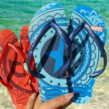 Chinelo SANDALIAS HAVAIANAS SLIM MARVEL, Havaianas, feminino