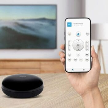 Controle Remoto Universal Wifi Smart Home Elgin Compatível com os Sistemas Amazon Alexa e Google Home, Vermelho