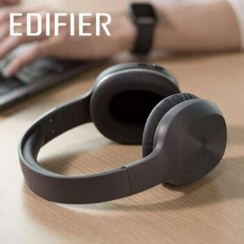 Edifier FONE DE OUVIDO BLUETOOTH 5.1 W600BT - CINZA ESCURO, Pequeno