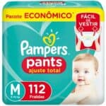 Fralda Calça Pampers Pants Tamanho M - 112 Unidades