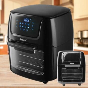 Fritadeira Elétrica sem Óleo/Air Fryer Amvox - Arf 1222 Oven Preta