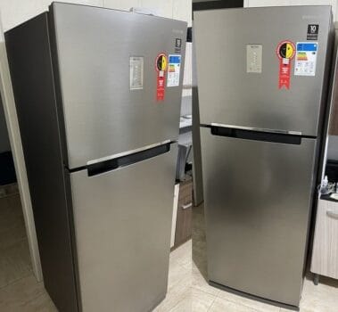 Geladeira Samsung Evolution RT38 com POWERvolt Inverter Duplex RT38K5A0JS9 385L Inox Bivolt - BIVOLT