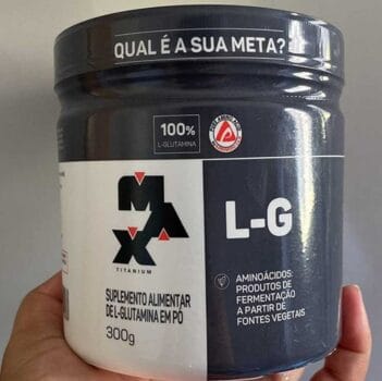 Glutamina L-G, Max Titanium, 300 g