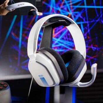 Headset ASTRO Gaming A10 para PlayStation, Nintendo Switch, PC e Xbox - Branco/Azul - 939-001853