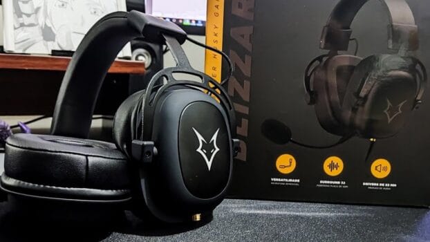 Headset Gamer Husky Gaming Blizzard, Preto, Microfone removível, Surround 7.1 & Stereo, Driver 53mm, Conexão P3 & USB - HGMD018