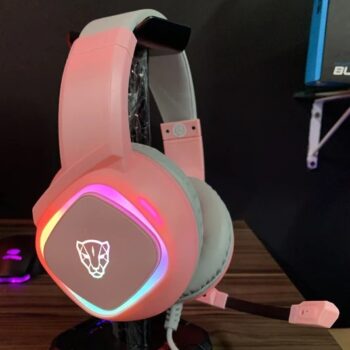 Headset Gamer Motospeed G750, RGB, 7.1 Virtual, Drivers 40mm, USB, Rosa - FMSHS0092RSA