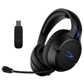 Headset Gamer Sem Fio HyperX Cloud Flight, Drivers 50mm, LED, Compatível com PS5 e PS4 - HHSF1-GA-BK/G