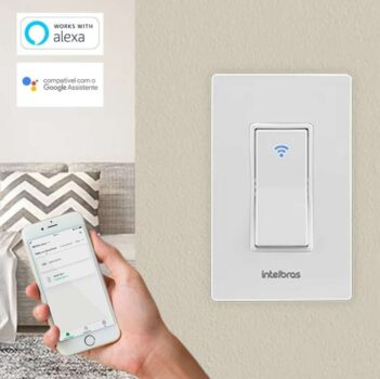 Interruptor Smart Wi-fi para Iluminação Intelbras EWS 101 I