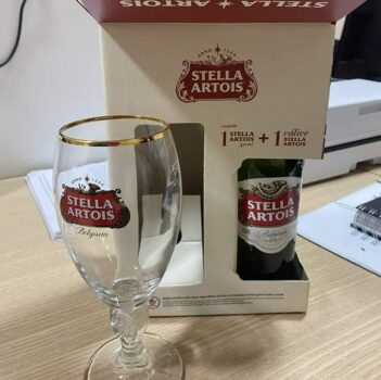 Kit Cerveja Stella Artois 1 Long Neck 330 ml + Cálice Stella Artois Oficial