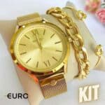 Kit Euro Feminino Soul Dourado - EU2036YRJ/K4D